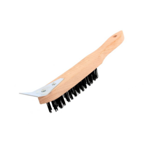ProDec 12" 4 Row Wire Brush with Scraper