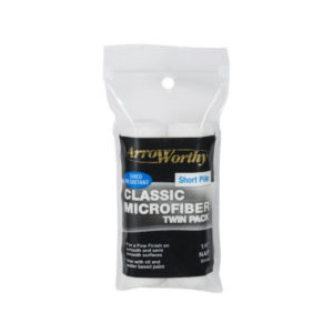 Classic - 4" Microfiber Mini Push Fit Short Pile (2pk)
