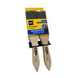 Coral Precision Touch-Up Brushes 2pk
